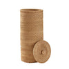 Better Homes & Gardens Floor Standing Toilet Paper Reserve with Lid, Rattan