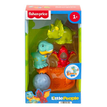 Fisher-Price Little People Friendly Dinosaur Figure Pack Toddler Toy, 4 Pieces for Pretend Play