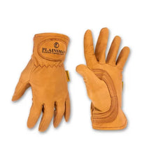 Plainsman Premium Cabretta Brown Leather Gloves (2 Pairs)