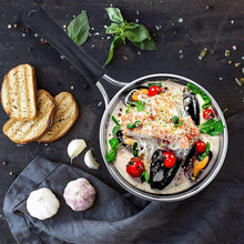 Walchoice 2QT & 1QT Saucepan Set, Stainless Steel Soup Pot with Lid for Home Restaurant, Heat-Proof Handles & Dishwasher Safe - Brands For Less USA