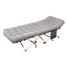 Heavy Duty Folding Camping Cot, Double Layer Oxford, with Mattress, Pillow, and Pump, Portable for Adults and Kids, Travel, Beach, Camping