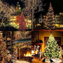 Twinkle Star Christmas Decorations String Lights, 8 Modes, Plug-In, UL Certified Christmas Lights, 200 LEDs, White, 66'