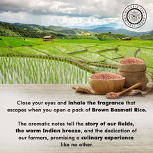 Pride Of India - Extra Long Indian Premium Brown Basmati Rice, 5 Pound (2.26 Kilo) RECOLSABLE JUTE (BURLAP) - Naturally Aromatic, Aged, Flavorful, Slender, Non Sticky Whole Grains