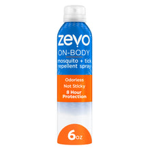 Zevo On Body Mosquito + Tick Repellent - Bug Spray - 6oz Aerosol Spray