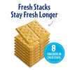 HONEY MAID Fresh Stacks Graham Crackers, Travel Snacks, 12.2 oz (6 Multi Snack Packs)