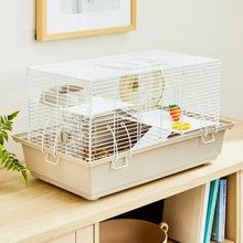 Vibrant Life Split-Level Hamster Habitat with Running Wheel & Feeding Accessories
