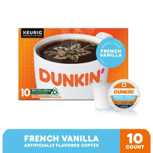 Dunkin’ French Vanilla Artificially Flavored Coffee, Keurig K Cup Pods, 10 Count Box - Brands For Less USA