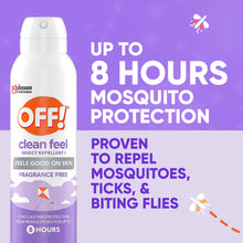 OFF! Clean Feel Picaridin Insect Repellent Aerosol, Mosquito & Bug Spray, 5 oz