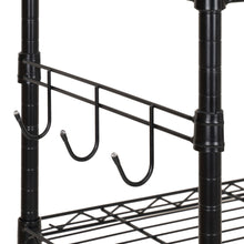 Hyper Tough 3-Tier New Multipurpose Rolling Cart, Black Color, 495lbs Load Capacity