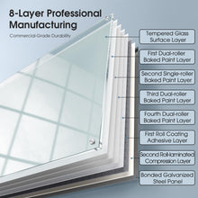 MaxGear 36" x 24" Magnetic Glass Whiteboard, Tempered Glass Dry Erase Board with Markers & Eraser for Office Home