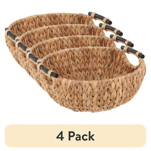 4pack-BetterHomes-GardensNaturalWovenWaterHyacinthDecorativeBowlwithWoodenHandles-_1 - Brands For Less USA