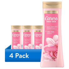 4pack-CaressBodyWashforWomen-DailySilkWhitePeach-OrangeBlossomforAllSkin20floz9-_1 - Brands For Less USA