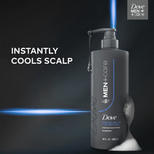 (4 pack) Dove Men+Care Shampoo for Instantly Cools Scalp Cooling Relief with Icy Menthol, 18 fl oz 1 Count