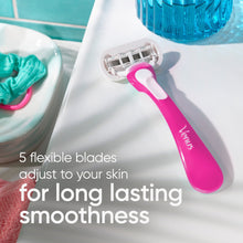 Gillette Venus Extra Smooth Green Disposable Women's Razors, 2 Count