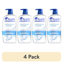 (4 pack) Head & Shoulders Dandruff Shampoo, Anti-Dandruff Treatment, Deep Scalp Cleanse for Daily Use, Paraben Free, 28.2 oz
