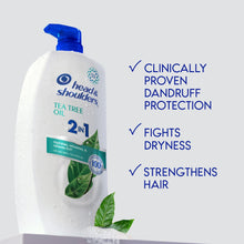 Head and Shoulders 2 in 1 Dandruff Shampoo and Conditioner, Tea Tree Oil, 28.2 fl oz