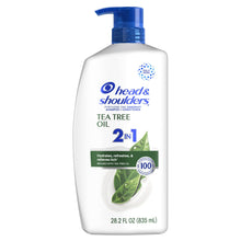 Head and Shoulders 2 in 1 Dandruff Shampoo and Conditioner, Tea Tree Oil, 28.2 fl oz