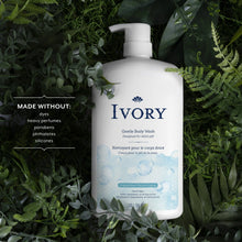 (4 pack) Ivory Mild and Gentle Body Wash, Original Scent, 35 fl oz
