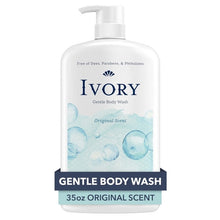 (4 pack) Ivory Mild and Gentle Body Wash, Original Scent, 35 fl oz