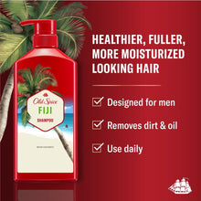 (4 pack) Old Spice Men's Fiji Shampoo for All Hair Types , 22 fl oz