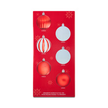 50-Count Red and White Shatterproof Christmas Ornaments, by Holiday Time