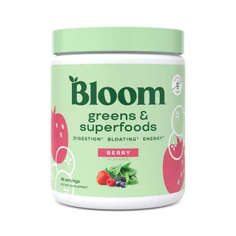 Bloom Nutrition Greens & Superfoods Powder, Berry (48 Servings, 9.2 Oz.) - Brands For Less USA