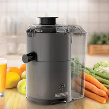 BLACK+DECKER Fruit & Vegetable Juicer Extractor, 400-Watt, Quiet, Black Plastic