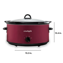 Crock-Pot® Manual 8-Quart Slow Cooker, Rhubarb
