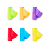 Pen+Gear Silicone Pencil Grip, Multicolor, 6 Count