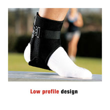 ACE Brand Ankle Support with Side Stabilizers, Adjustable, Black, 1 Brace - Brands For Less USA