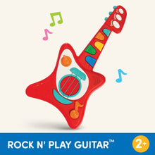 Battat Rock n' Play Guitar with Electric and Acoustic Modes, Toddler and Preschool Toys