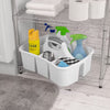 Sterilite Divided Ultra™ Caddy, Easy Carry, Handy Plastic Utility Storage, White