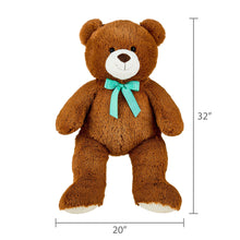 Bear Plush Toy with Ribbon, Brown, 36", by Way To Celebrate - Brands For Less USA
