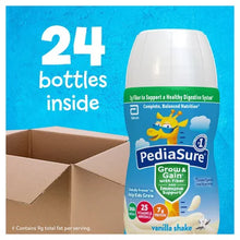 Pediasure Nutritional Grow & Gain Shake with Fiber and Immune Support, Vanilla (7.4 Fl. Oz., 24 Pk.)