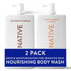 Native Nourish Body Wash, Vanilla Pack, 34 fl. oz., 2 pk.