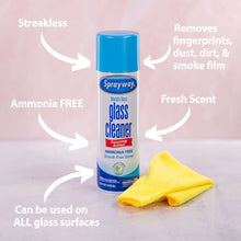 Sprayway Glass Cleaner Aerosol, 19 Oz