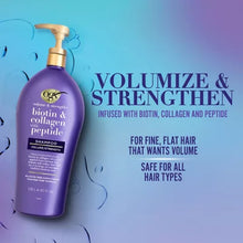 OGX Volume & Strength + Biotin & Collagen with Peptide Shampoo (40 Fl. Oz.) - Brands For Less USA