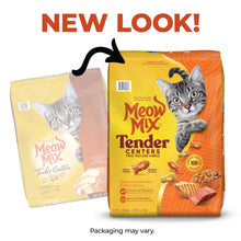 Alimento seco para gatos Meow Mix Tender Centers con sabores a salmón y pollo, bolsa de 6.5 kg