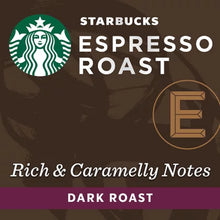 Starbucks by Nespresso Espresso Coffee Pods, Dark Roast (60 Ct.)