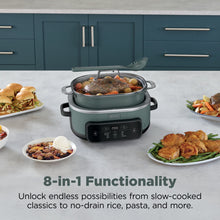 Ninja 8-in-1 PossibleCooker Plus 7.5 Qt Multi-Cooker, Slow Cooker, Steamer, Dutch Oven, MC2000 Sage Green