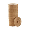 Better Homes & Gardens Floor Standing Toilet Paper Reserve with Lid, Rattan