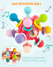 Vanmor Baby Toys Sensory Teething Balls, Baby Teething Toys for Babies 6-12 Months, Baby Teether Rattle Chew Toys, Grasping Activities Infant Toys for 12-18 Months Baby Girl Boys Gift (Red) - Brands For Less USA