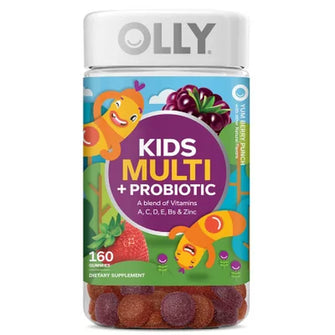 OLLY Kids Multivitamin + Probiotic Gummy, Berry (160 Ct.) - Brands For Less USA