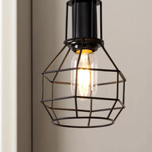 EDISHINE 65IN Farmhouse Industrial Black Floor Lamps for Living Room, Dimmable, Metal Standing Tree Lamp for Bedroom, Office, Home Decor, Lighting, 3 LED Bulb Included