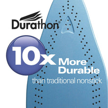 Hamilton Beach Durathon Clothing Iron, Steam Iron for Clothes with Nonstick Soleplate & Retractable Cord, Silver