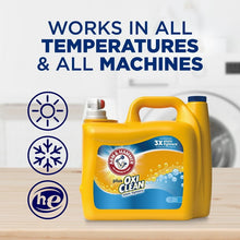 Plus OxiClean Stain Fighters Liquid Laundry Detergent, Fresh Scent, 128 Loads