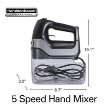 Hamilton Beach Professional 5-Speed Electric Hand Mixer with Slow Start & QuickBurst Technology, Mixer for Kitchen