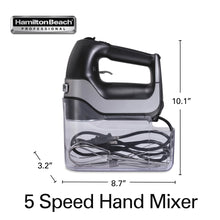 Hamilton Beach Professional 5-Speed Electric Hand Mixer with Slow Start & QuickBurst Technology, Mixer for Kitchen