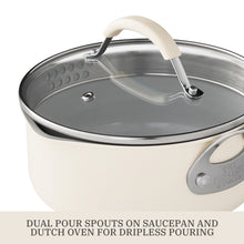 The Pioneer Woman Sutton 34-Piece Ceramic Nonstick Cookware and Bakeware Set, Beige