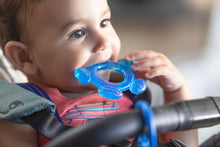 Nuby 3-Step Soothing Teether Set for Infants, Green/Blue/Yellow Unisex Baby Teethers, 3 Count - Brands For Less USA